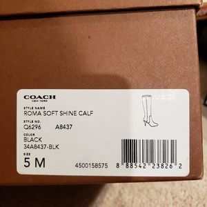 Coach Shoes - Coach Knee High Boots Coach Shoes - Coach Knee High Boots
